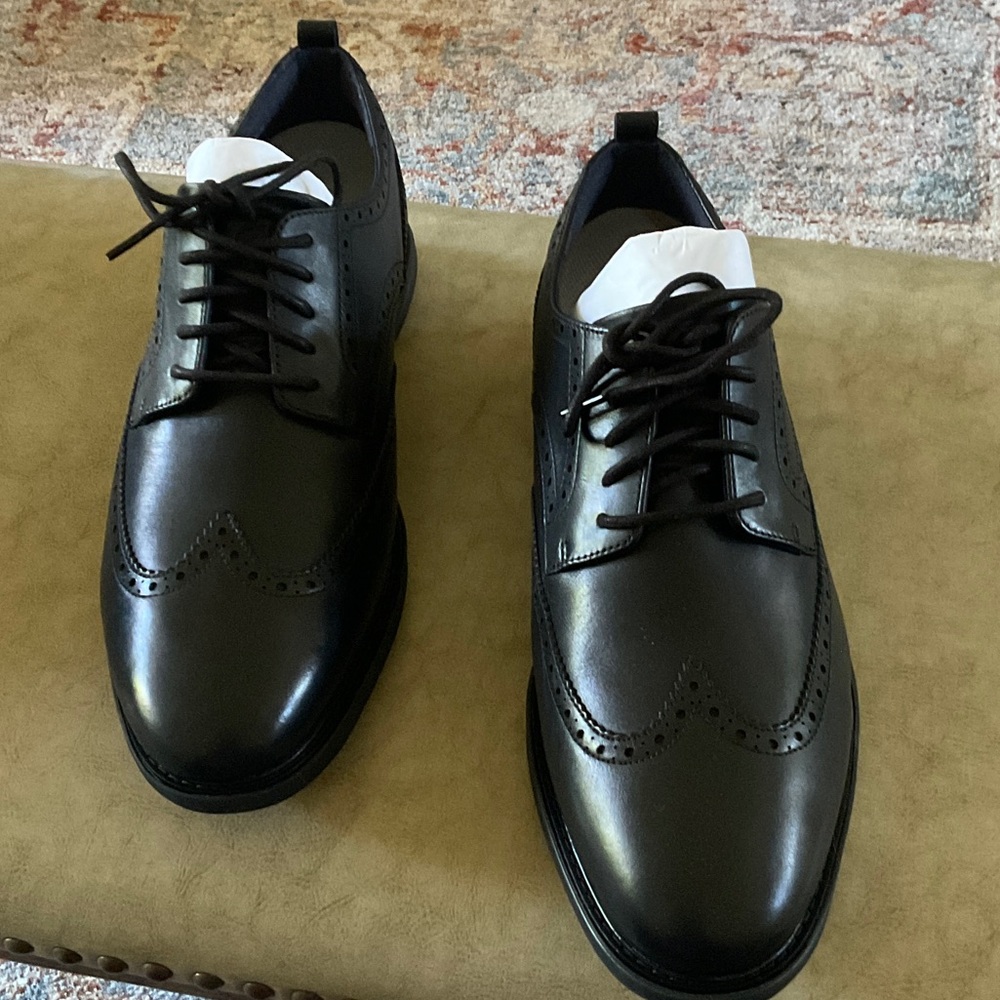 Black men’s dress shoes, Cole Haan